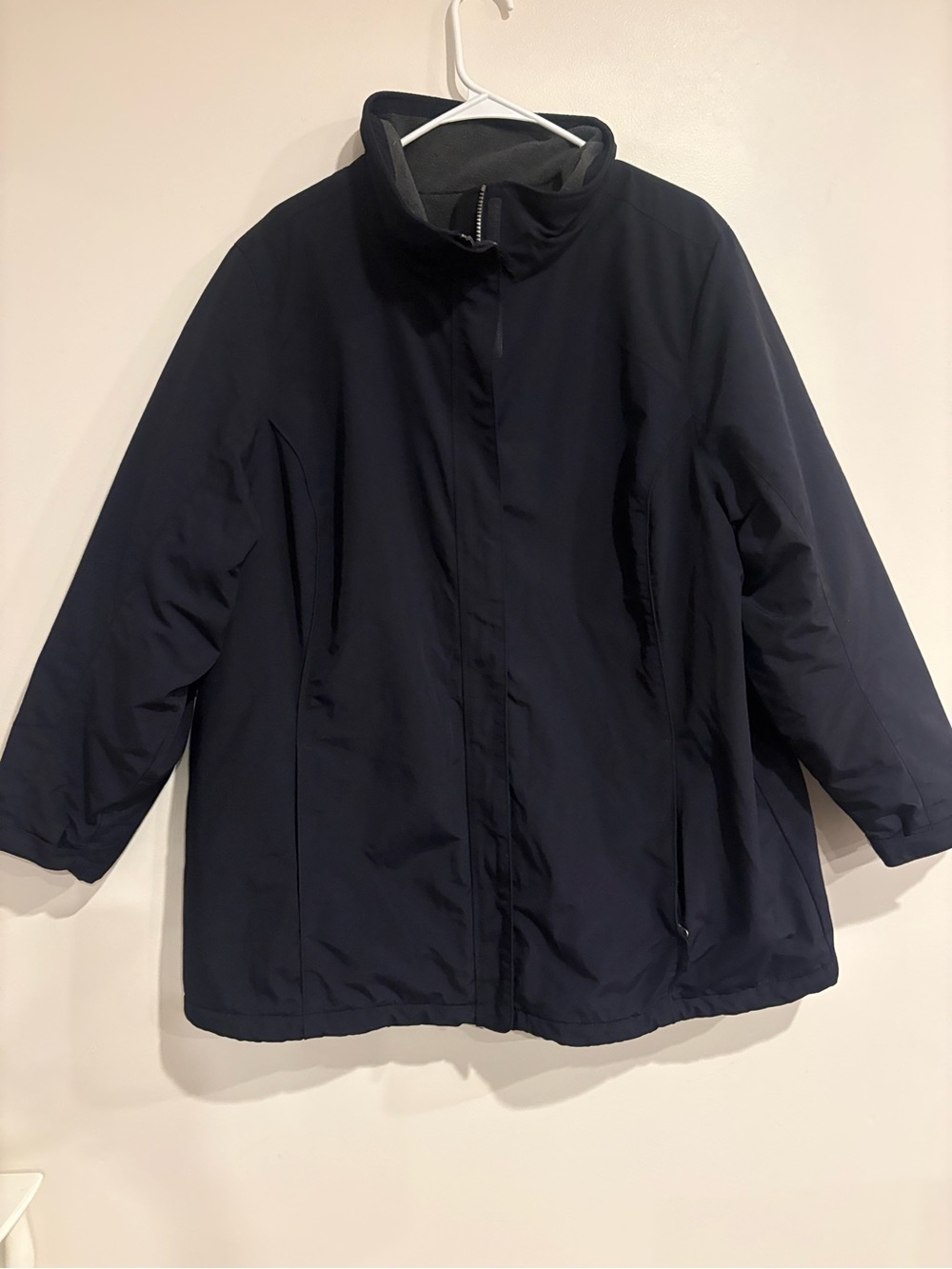 Women's Navy Lightweight Winter Coat - Lands End